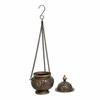 Brown Brass Antique Finish Hanging Incense Burner AN1174