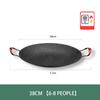 GIANXI Padella per griglia Coreana Rotonda Antiaderente Piastra per Barbecue Padella per Friggere da Viaggio all'Aperto Accessori per Barbecue