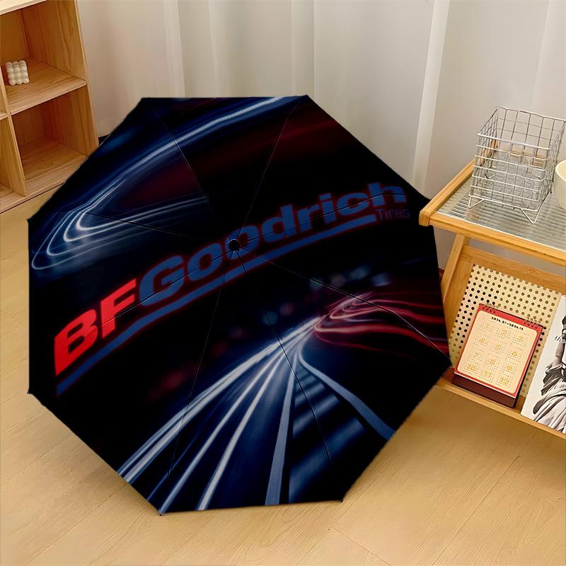 BFGoodrich Print 8?Ribs Automatic Umbrella Wind Resistant Lightweight Folding Umbrella For Outdoor Travel