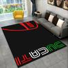 3D D-Ducati Pattern Area Rug Large,Carpet Rug for Living Room Bedroom Sofa Doormat Kitchen Decor,Kid Game Non-slip Floor Pad Mat