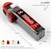 3S 2000mAh 30C Rechargeable Lithium Battery for 11.1V Electric Toy Guns