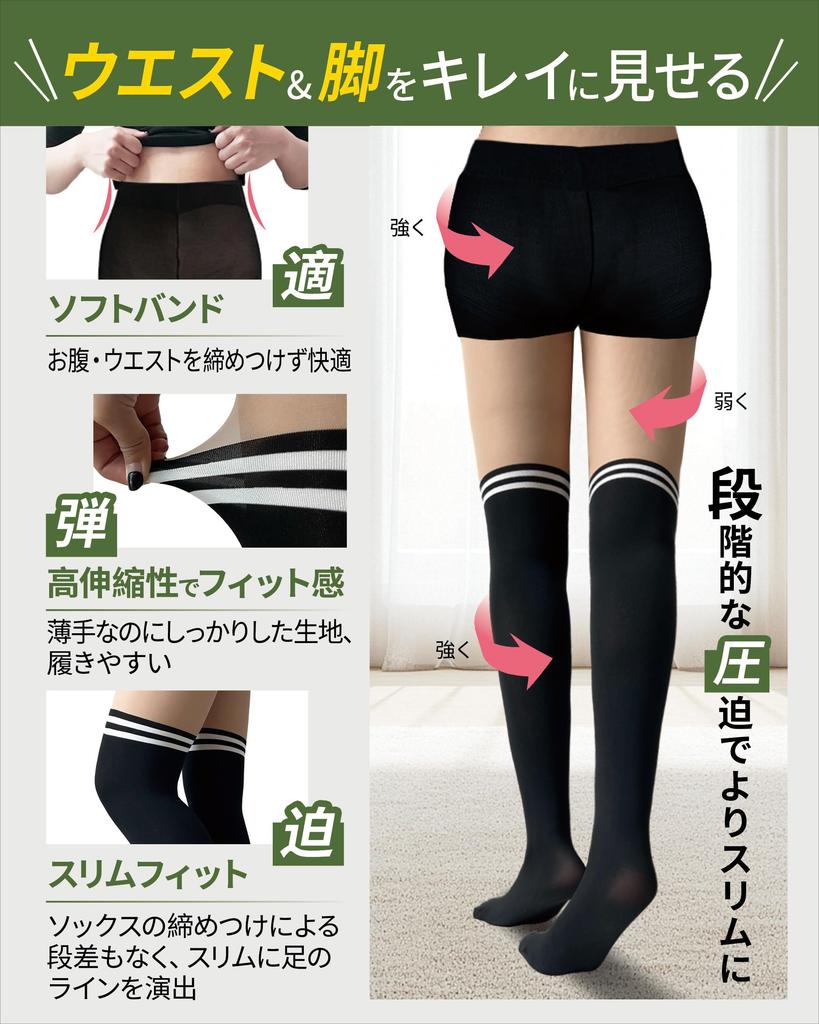 Golf Golf UV Cool To the UV Black Black [GOKEI] Stockings, Leggings, Tights, Knee-High Socks, Wear, Protection, Thin, Summer, Korean, Touch, Women's,