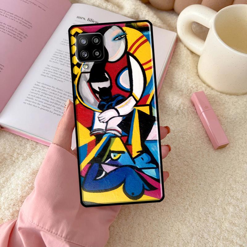 Picasso Abstract Art Painting For Samsung Galaxy A55 A35 A15 A32 A12 A22 A52 A54 A34 A14 A56 A36 A26 A16 A13 A53 A06 Case