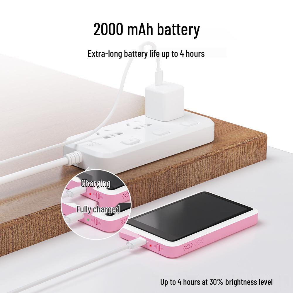 Kabelloses magnetisches Handy-Display mit Ton & Fülllicht für Live-Streaming & Remote-Selfies