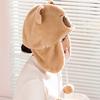 Pullover Hat Cute Plush Capybara Hat Cartoon Animals Ears Beanie Hats  Streetwear