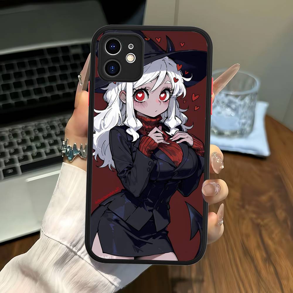 Classic Game H-helltakerS Anime Phone Case For IPhone 14 11 12 13 Mini Pro Max 8 7 Plus X XR XS MAX Translucent Matte Cover