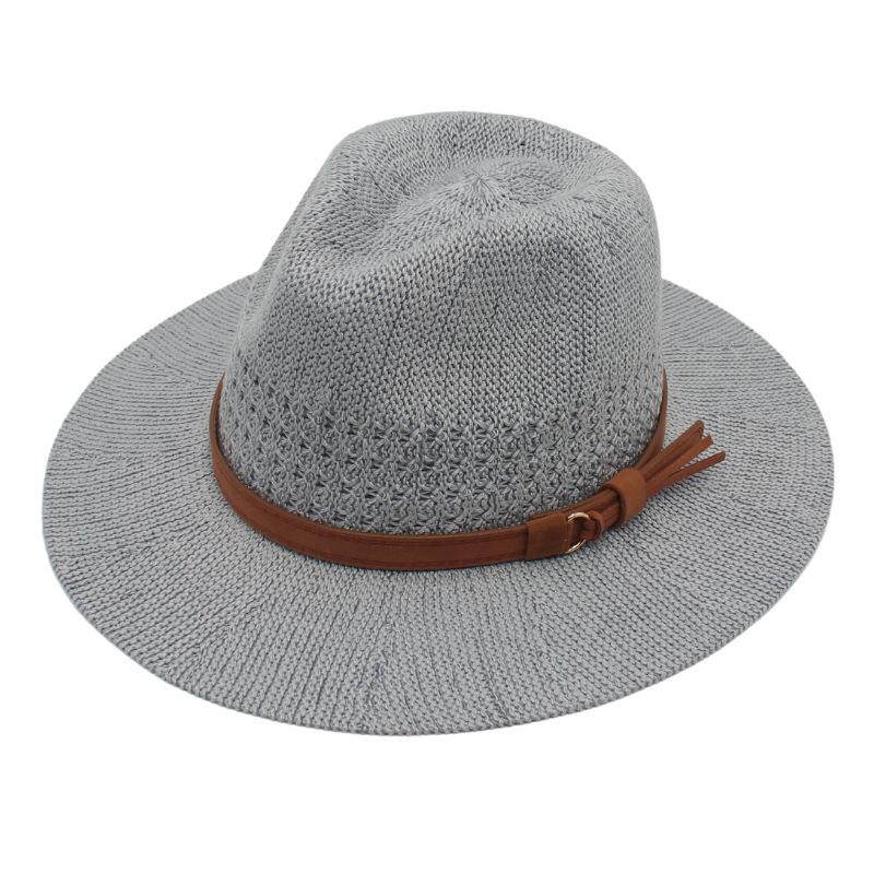 2022 Nowy Kapelusz Ze Słomy Tkanej Francuski Cylinder Żółty Aksamit Z Dodatkami Kapelusz Jazzowy Oddychający Składany Nieodkształcalny Kapelusz