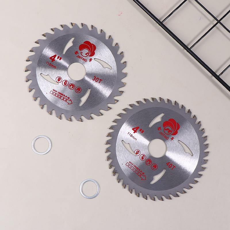 4'' 40T Circular Saw Blade Wood Cutting Disc 110*20Mm Woodworking Cutter For Wood Plastic Metal Rotating Tool Power Tool Acces