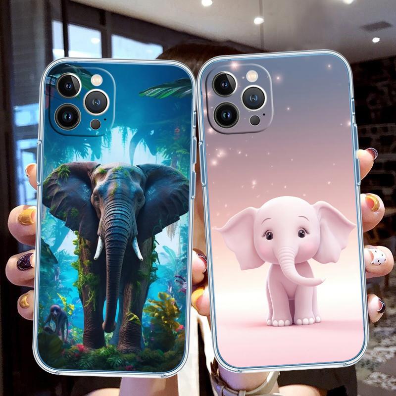 LO4 Animal Elephant Phone Case for LG K22 K30 K40 K40S K41 K42 K50 K50S K51 K51S K52 K61 K62 K71 K92 Q60 Q61 V40 V50 V60