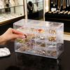 1pc Desktop Stackable Jewelry Organizer Acrylic Hair Accessories Earrings Rings Necklaces Bracelets Accessories Organizer