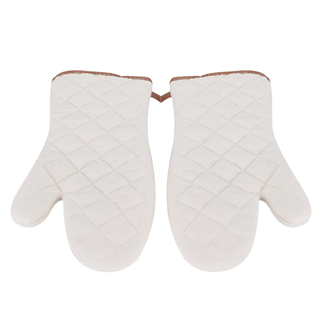 1Pair Heat Resistant Gloves Microwave Oven Mitts Cooking Tools for Home Restaurant