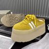 Super Thick-soled Bag Head Slippers, Comfortable and Versatile German Training Shoes, Small Street Photography Fashion Shoes