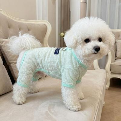 Hollow Mesh Dog Jumpsuit Summer Thin Dog Outfit Pet Fashion Costume Dog Clothes  Pet Daily Wear