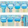 8pcs Ocean Water Tank Fish Tank Cute Puzzle Sticker Waterproof Decals Stickers For Notebook Phone Thermos Diy Stickers Toys Gift