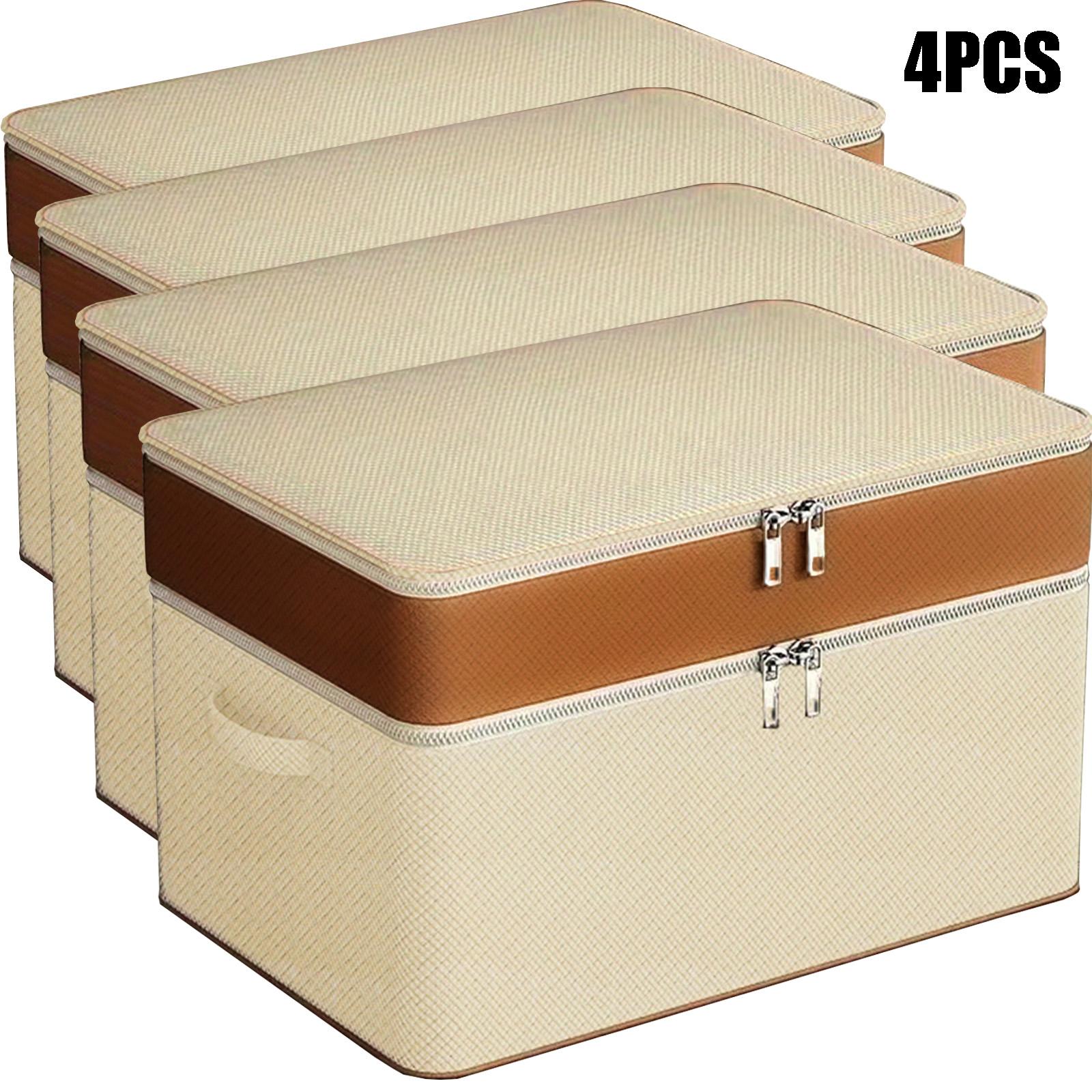 

Двухслойная сумка для хранения, Штабелируемое хранение, Большая вместимость, Двойные ручки, Складная, Гардероб, Под кровать