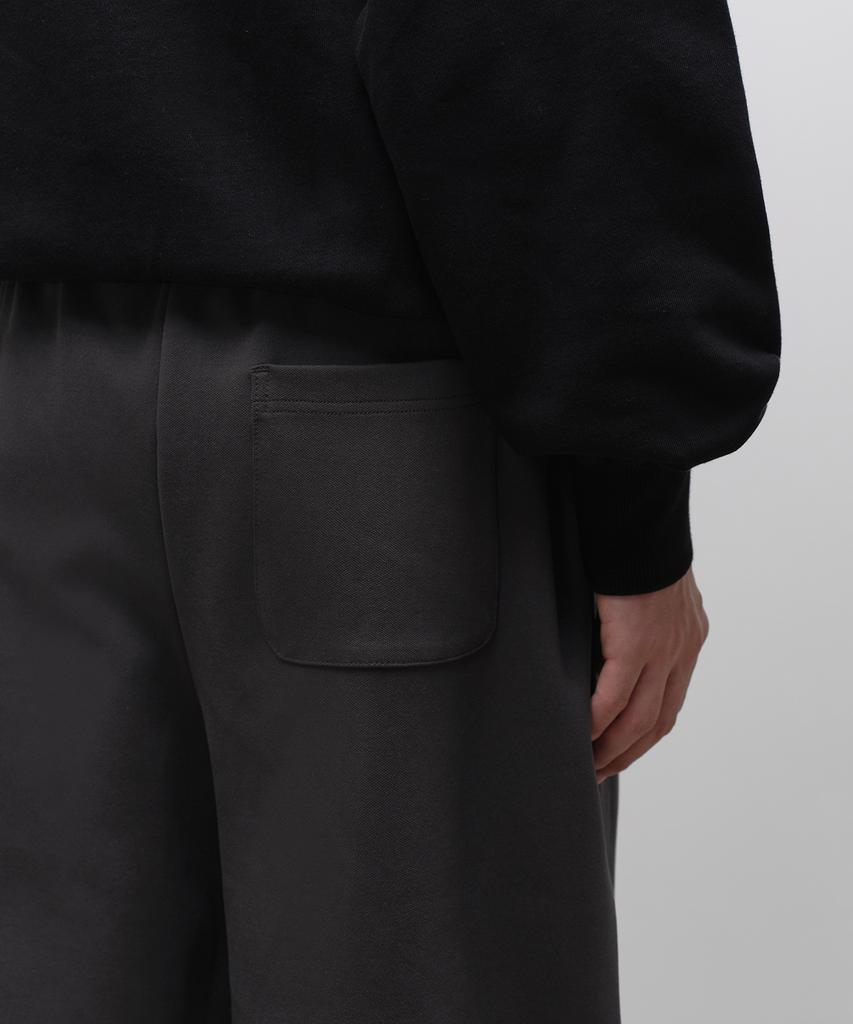 MUSINSA STANDARD Double Knit One-Tuck Wide Lounge Sweatpants [Dark Gray]