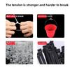Self-locking Plastic Nylon Tie 100 PCS Black 5x300cable Tie Fastening Ring4x200 Cable Tie Zip Wraps Strap Nylon Cable Tie Set