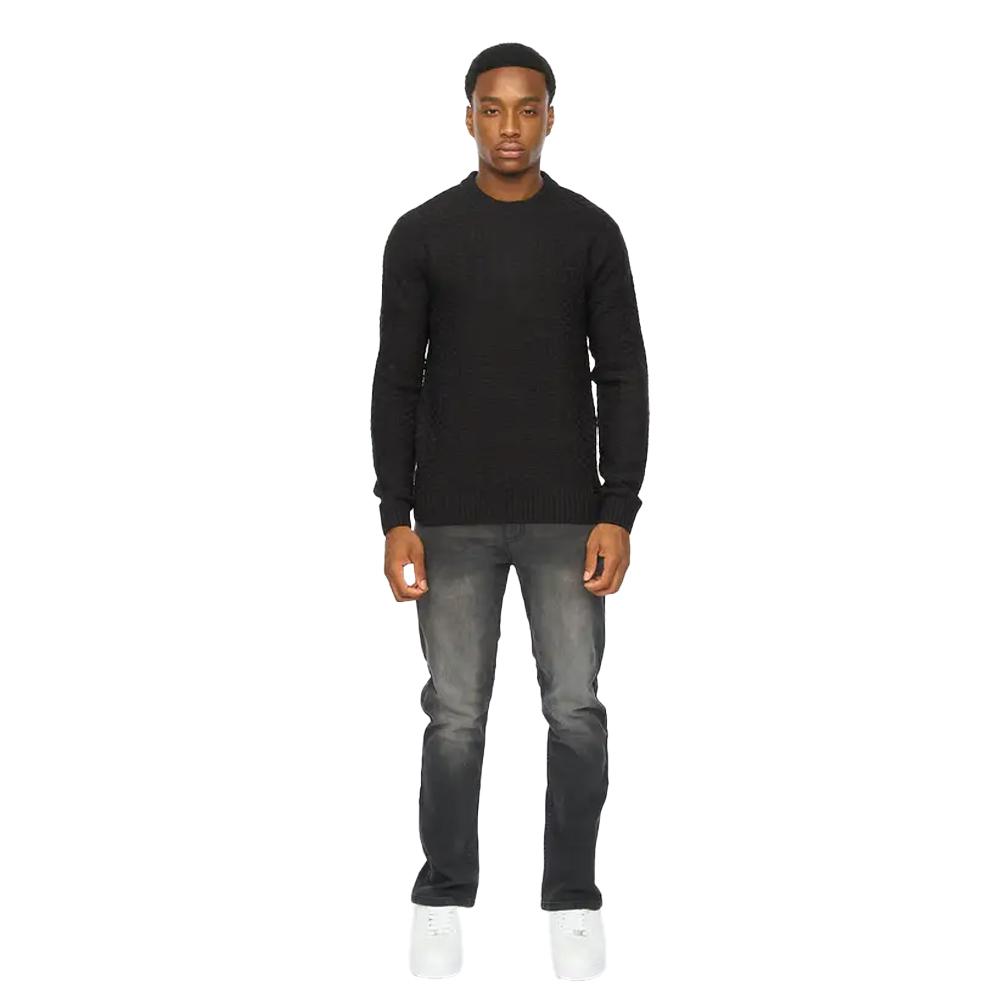 Duck and Cover Mens Matera Textured Knitted Jumper