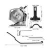Efficient Cutting Electric Drill Plate Cutter Handheld Electric Drill Refitting  Material Cutting
