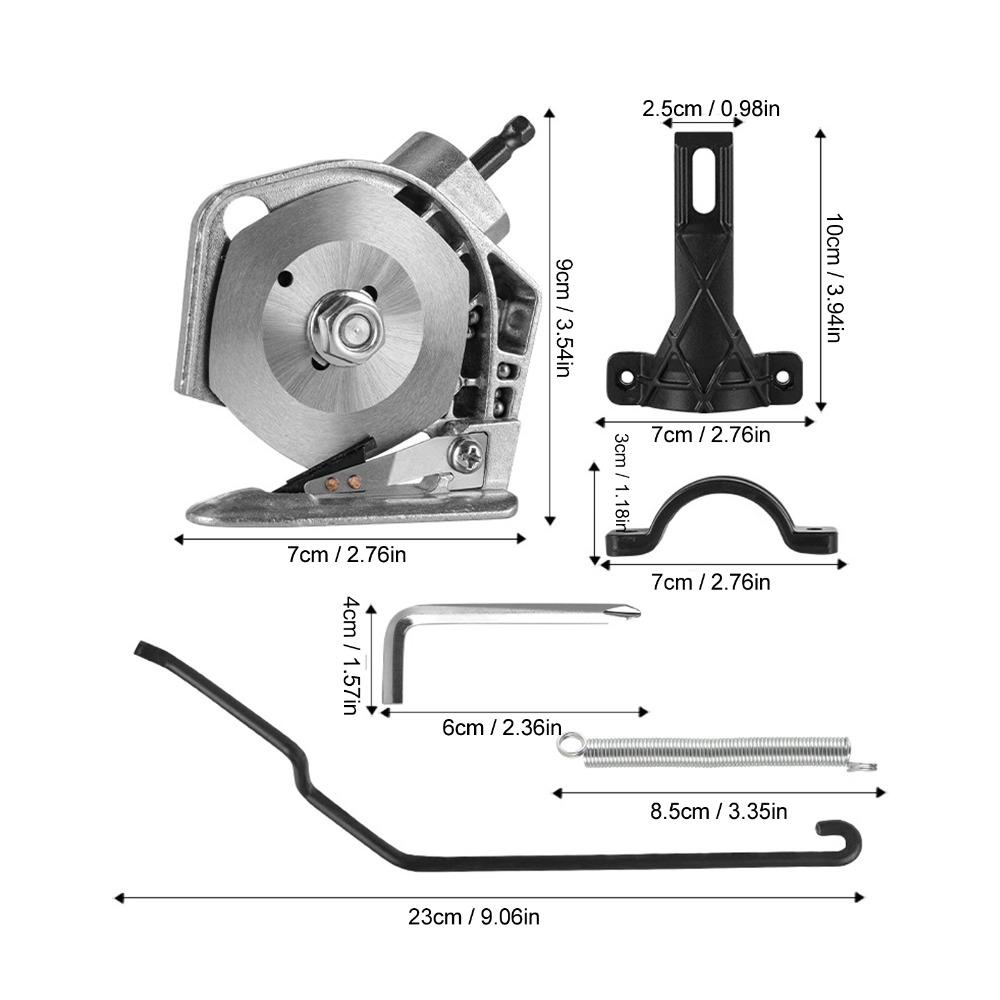 Efficient Cutting Electric Drill Plate Cutter Handheld Electric Drill Refitting Material Cutting