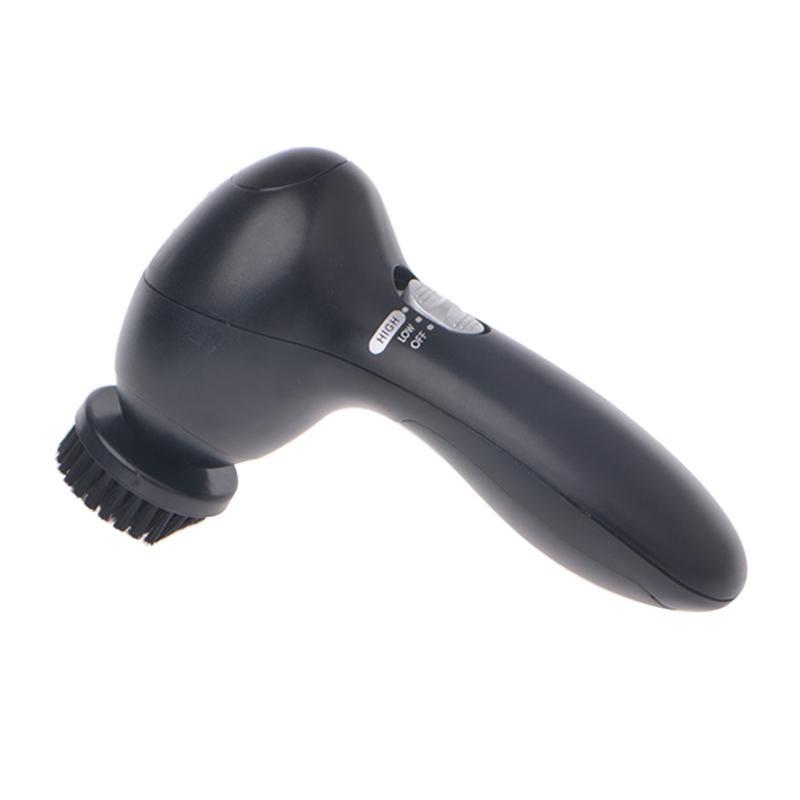 Handheld Automatic Electric Shoe Brush Polisher 5AA Battery Power Supply чёрный