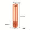 14 Pieces Consumables MIG Gas Nozzle Tip Holder for 15AK Welding , High Performance