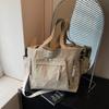 Light And Large-Capacity Nylon Cloth Bag Women'S Leisure Shoulder Commuter Tote Bag Versatile Student Class Messenger Bag