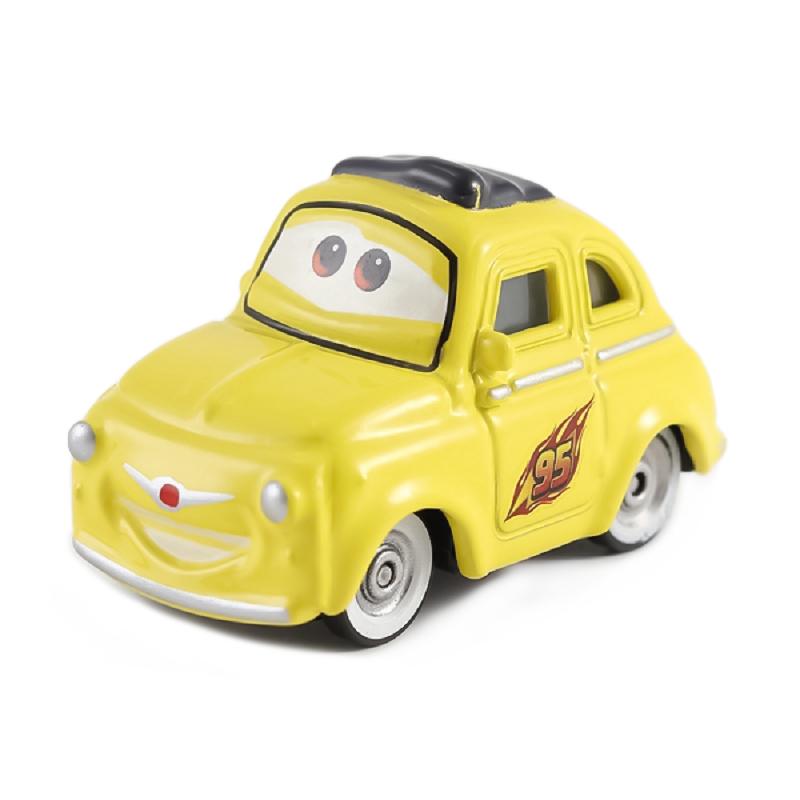 Cars Disney Pixar Lightning McQueen Sally Chick Hicks The King 1:55 Diecast Vehicle Metal Alloy Car Boy Kid Toys Christmas Gift