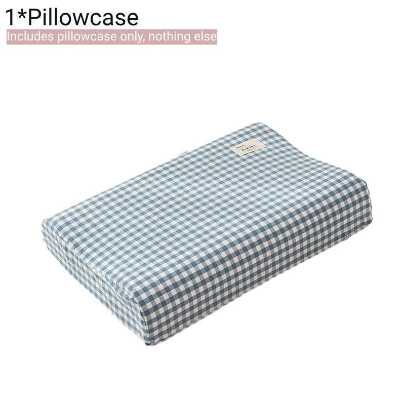 Hypoallergenic Cotton Latex Pillowcase Soft And Skin-friendly 50x30cm Memory Foam Pillow Cover All Seasons Pillowcase