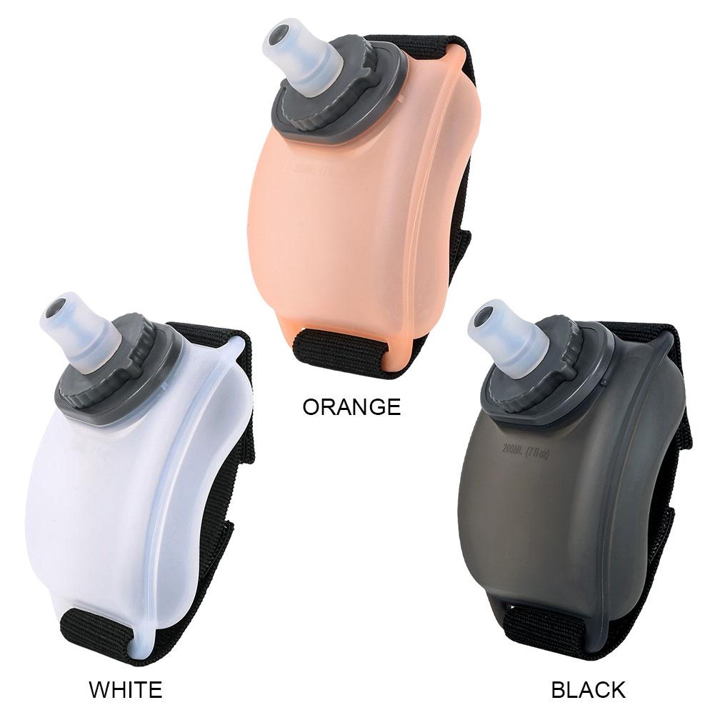 Outdoor Sports Wrist Water Bottle 200ml Creative Silicone Wrist Bottle Portable Wrist Water Kettle for Ultra-Running & Walking