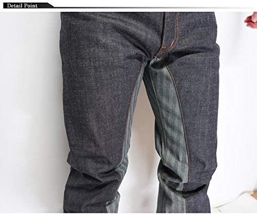 Kojima Jeans Monkey Combo Pants, Work Jeans, Denim, Made in Japan, 13oz Rigid, RNB-1059H-Herringbone-36