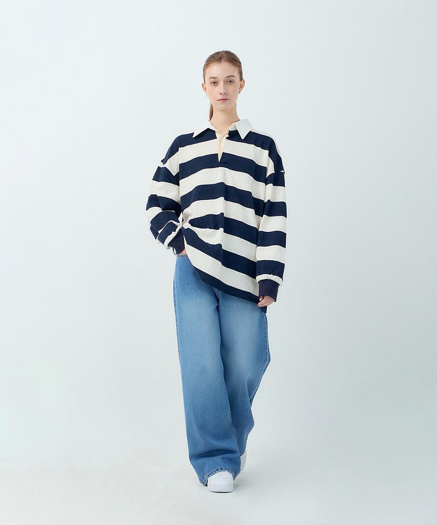 Potipo Two-Way Snap Wide Denim