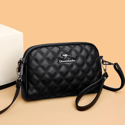 Nova bolsa feminina para celular, bolsa clutch, bolsa transversal de um ombro, linha horizontal bordada com diamantes, bolsa para mãe
