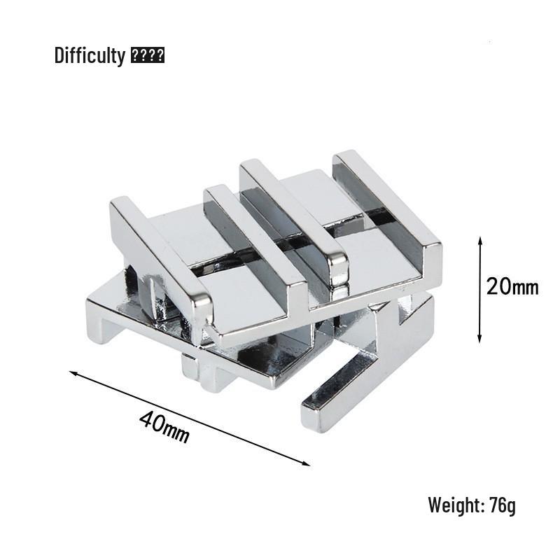 Kinder Intelligenz Puzzle Set: Luban- und Kongming-Schlösser, Neun ineinandergreifende Ringe, Hufeisenschloss - Trendiges Lernspielzeug auf TikTok