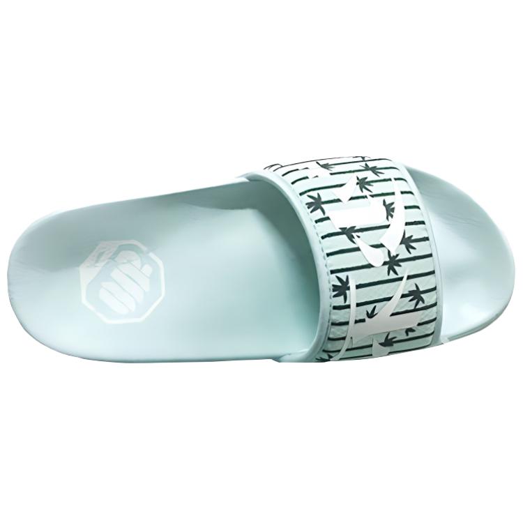 New LiNing Do Not Enter The River EVA Quiet Slide Slippers Unisex Blue ABTP003-5