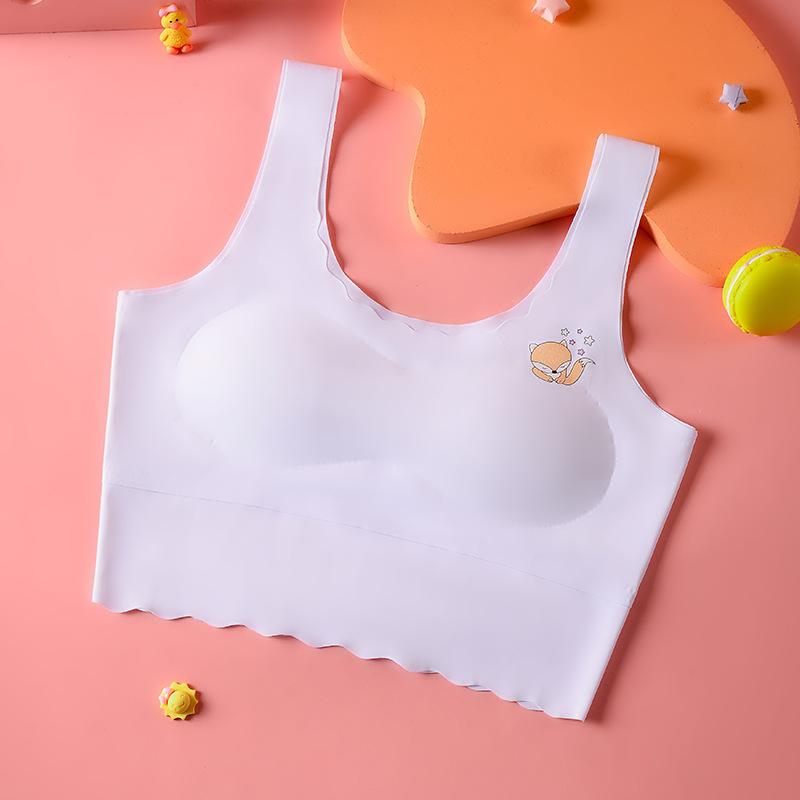 

Девочки период развития бесшовный жилет съемный подстаканник анти-ударное нижнее белье для девочек-студенток новый XL