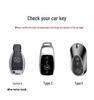 Étui de clé Mercedes-Benz pour GLC, GLE, GLB, GLA, C200L, C260L, E300L, Classe E, Classe S, Classe C