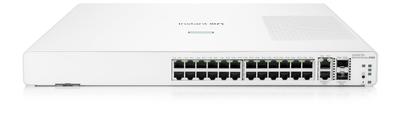 HPE Networking Instant On Switch Series 1960 Gb Smart Managed Layer Ethernetový přepínač 24x 1G 2x 2x Stohovatelný Japonský model 24portový 2+ 10GBase-T, SFP+