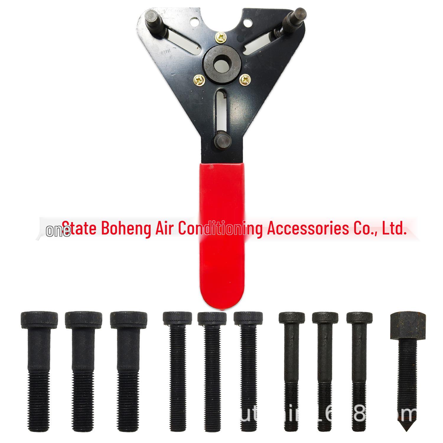 Двухсторонний ключ для установки и снятия муфты компрессора кондиционера автомобиля