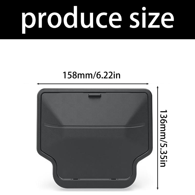 High Capacity Invisible Storage Box Universal Fit Strong ABS Organizers Armrest Storage for Car Center Console for Auto