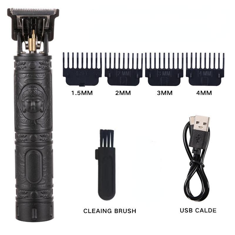 Vintage T9 Electric Cordless Hair Cutting Machine Professional Hair Barber Trimmer For Men Clipper Shaver Beard Lighter