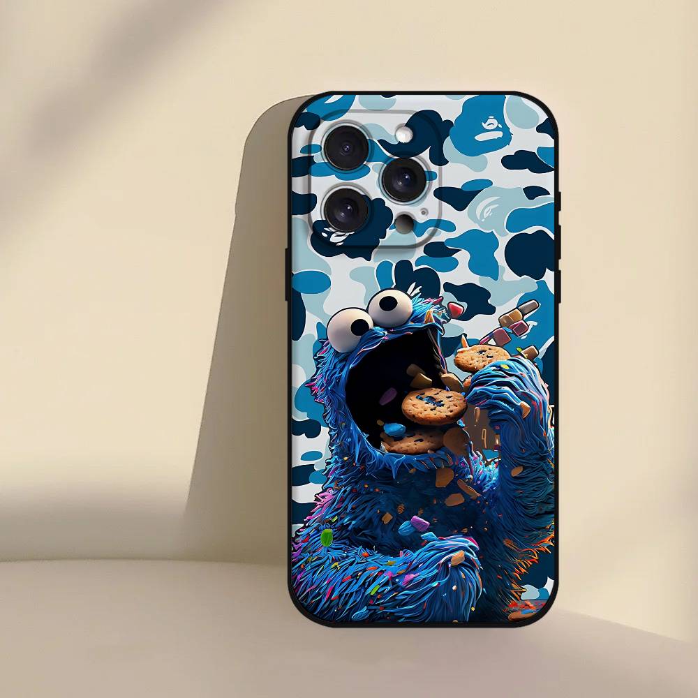 Cookies Monster Phone Case For IPhone 17/16/15/13/14 Pro Max/ 11Plus/X/Xr/Xs Max/12mini