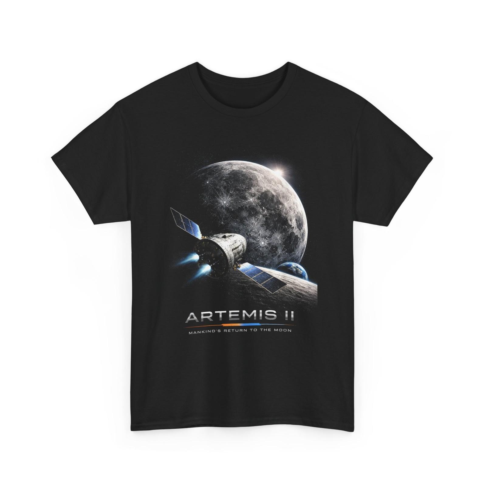 Artemis II 2026 Mission Rocket Launch to The Moon Shirt S