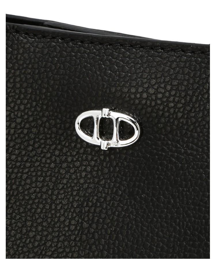 Athe Vanessabruno [Raie] Raie Black Cowhide Shoulder Bag L Aaba6E525Bk