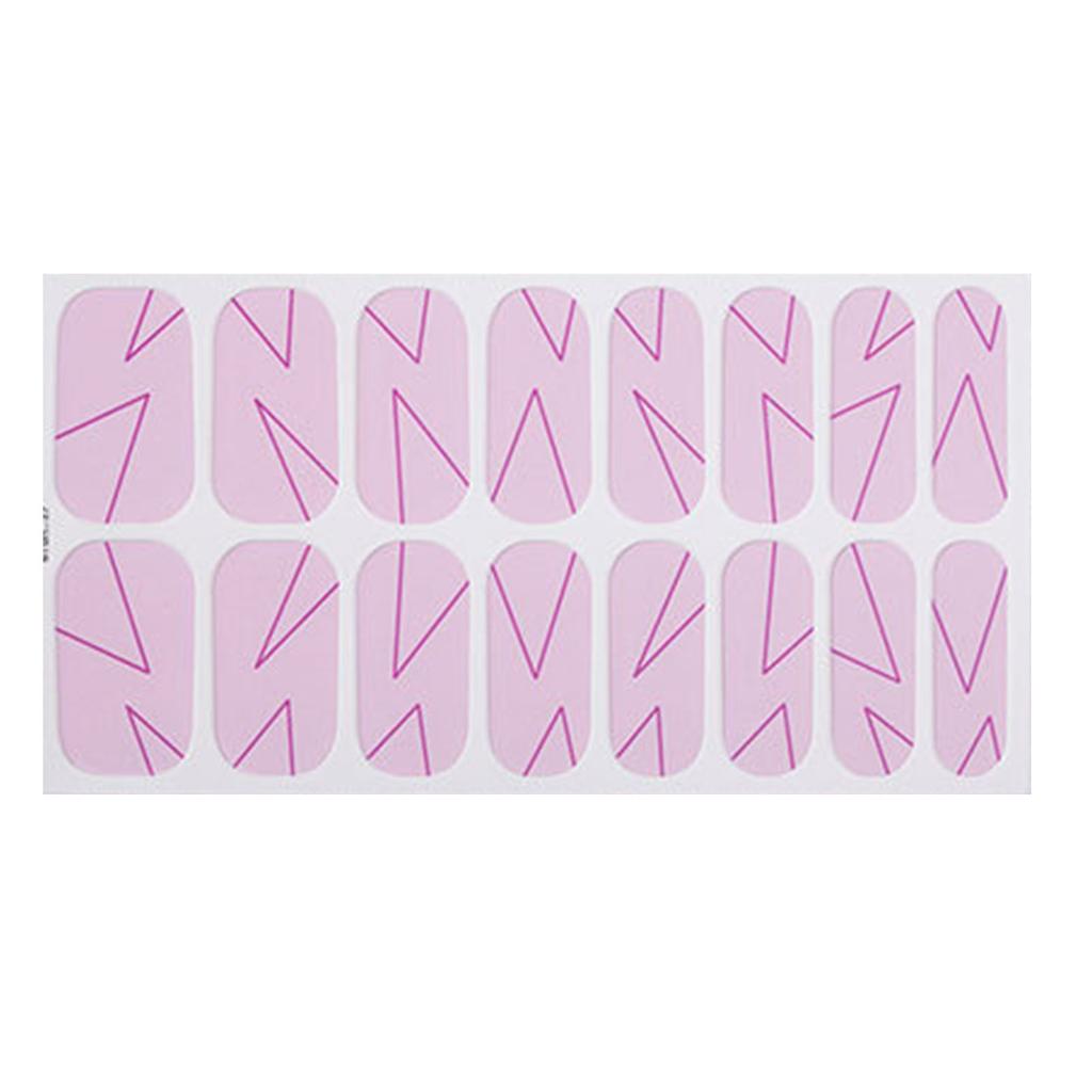 French Tip Nail Sticker Glittering Nail Polish Stickers Flowers Gels Nail Strips Nail Art Decortions Manicures Supplies