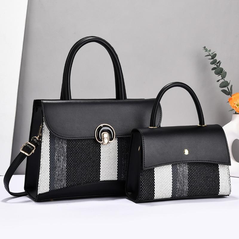 Versatile temperament new Korean version handbag trendy women s exquisite shoulder bag messenger bag women s bag big bag women s bag чёрный
