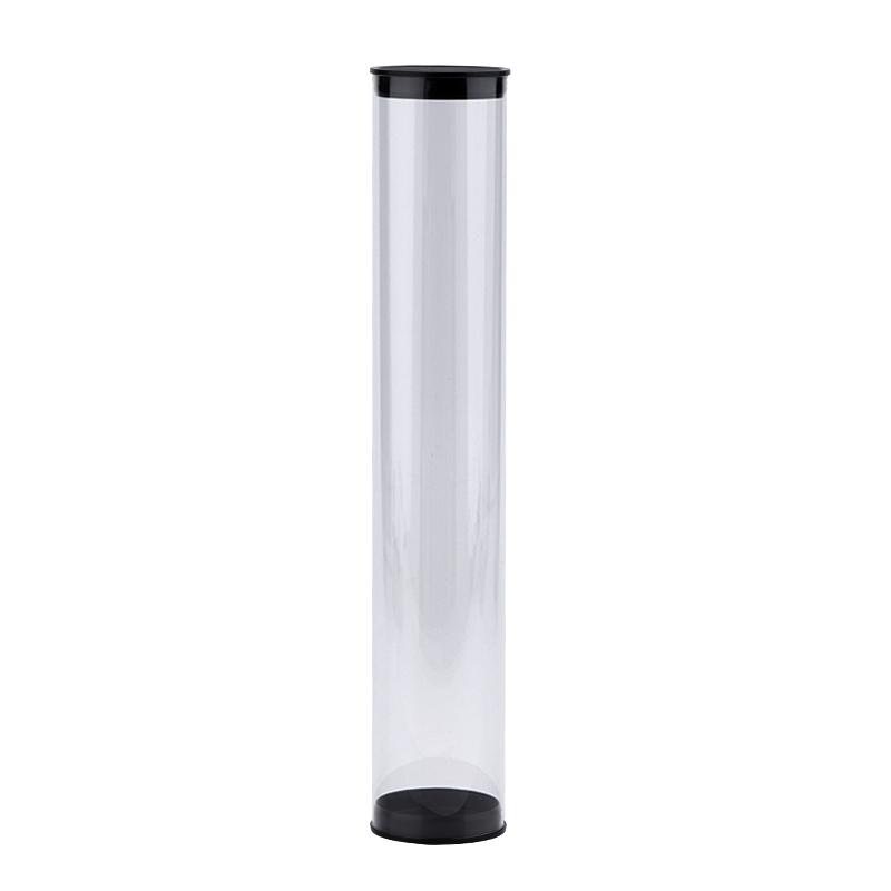Golf Ball Tube Barrel Pc Transparent Round Plastic Packaging Box 45Mm Diameter Golfs Case With Cover Portable Golfs Container