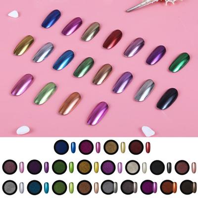Nail Powder Glitter Metallic Color Long-Lasting Nail Art Nail Mirror Pigment Powder Nail Decoration