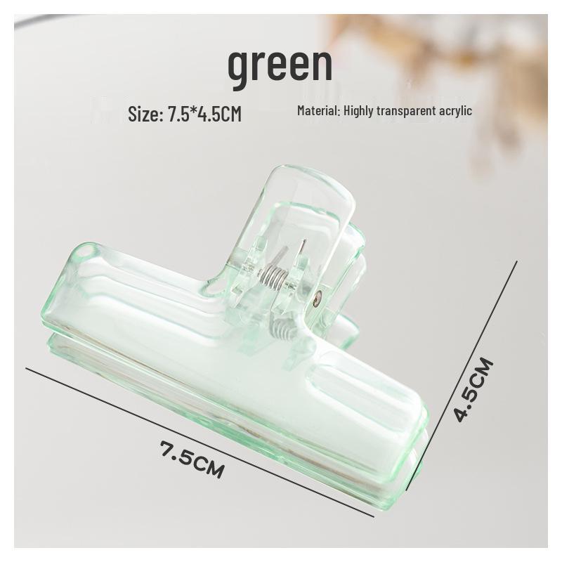 Transparent Acrylic Bulldog Clips for Documents and Tickets - Stylish, High-Value for Students and Office Use