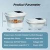 JINKAIRUI Foot Bath Foldable Fully Automatic Foot Massager Roller Electric Foot Bucket Hot Compress Foot Massage Machine